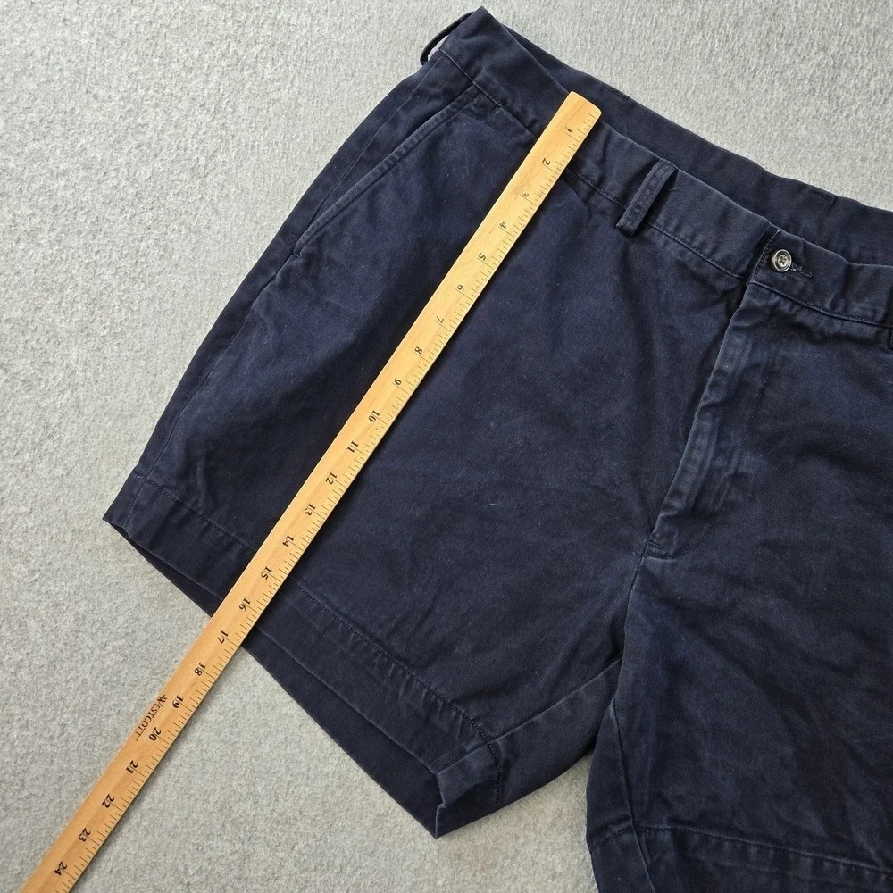 Polo Ralph Lauren Shorts Mens 42 Blue Chino Cotton Classic Fit 6in Pockets‎